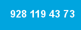 928 119 43 73 928 119 43 73